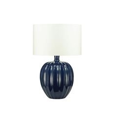 Kristiana Indigo Table Lamp by William Yeoward