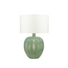 Kristiana Sage Table Lamp by William Yeoward