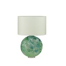 Nyla Sea Green Table Lamp by William Yeoward