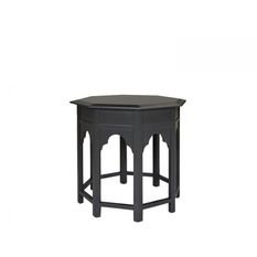 Tanjina Charcoal Side Table by William Yeoward