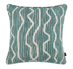 Northiam Teal Cushion by Zinc Textile 