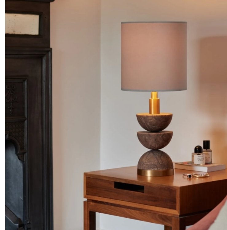 Mist Element Cora Table Lamp with Mist Element Shade by Heathfield Heathfield ...